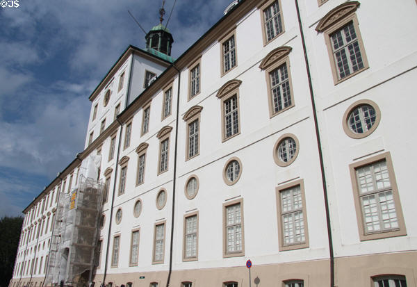 Front facade of Gottorf Palace. Schleswig, Germany.