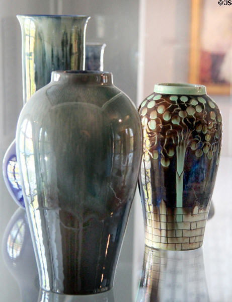 Ceramic vases (c1910s) by Wilhelm Richter at Schleswig Holstein State Museum. Schleswig, Germany.