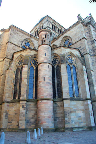 Details of structure of Trier Cathedral. Trier, Germany.