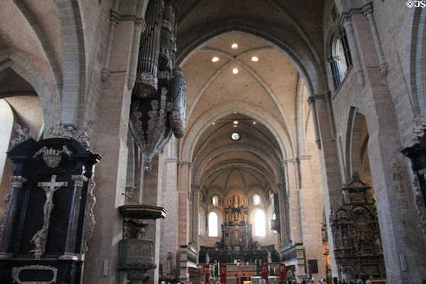 Interior of Trier Cathedral. Trier, Germany.