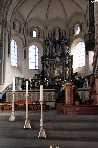 Facade of Holy Robe Chapel of Trier Cathedral. Trier, Germany.