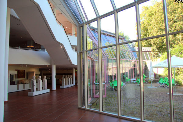 Ground floor & courtyard of Trier Archaeological Museum. Trier, Germany.
