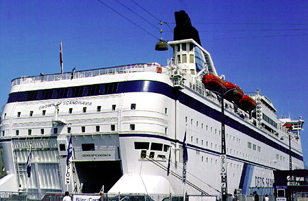 Car ferry in Kobenhavn. Denmark.