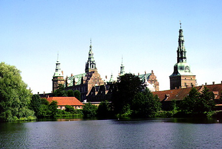 Frederiksborg Slot (Castle) in Hillerød. Denmark.