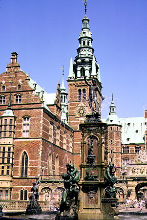 Frederiksborg Slot (Castle) in Hillerød. Denmark.
