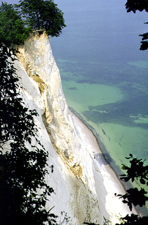 Møns Klint on Møn Island. Denmark.