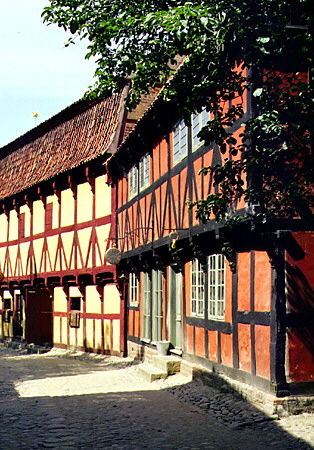 Open Air Museum, called Den Gamle By, in Århus. Denmark.