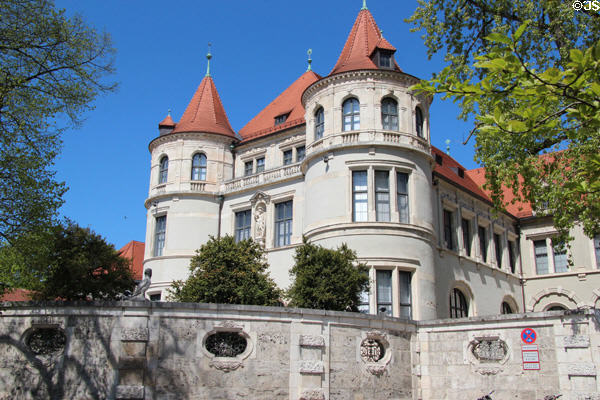 One of several Romantic buildings comprising Bavarian National Museum. Munich, Germany.