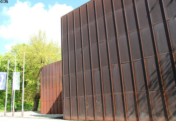 Modern building of Bavarian State Archaeological Collection. Munich, Germany.