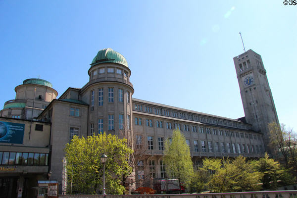 Deutsches Museum (1925) on Museumsinsel. Munich, Germany.