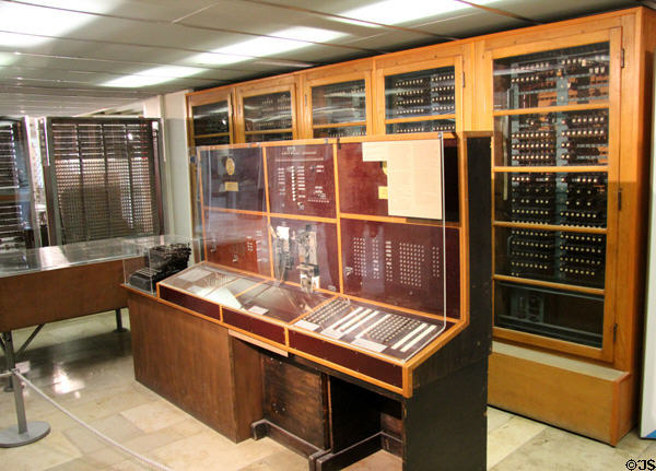 Relay computer with mechanical storage Z4 (1942-5) by Konrad Zuse of Berlin at Deutsches Museum. Munich, Germany.