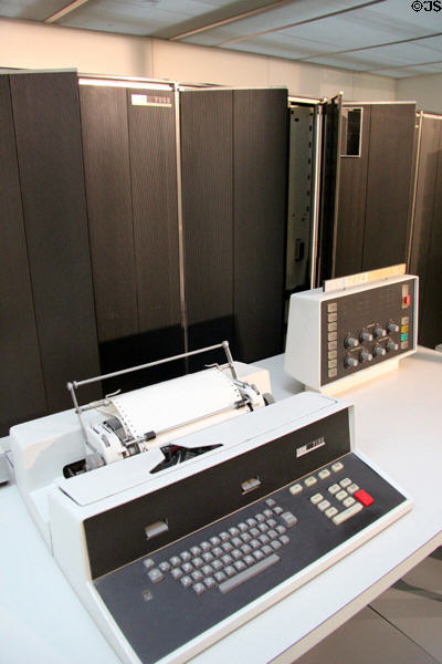 IBM 7150 console control unit (c1962) for IBM 7070 electronic computer at Deutsches Museum. Munich, Germany.