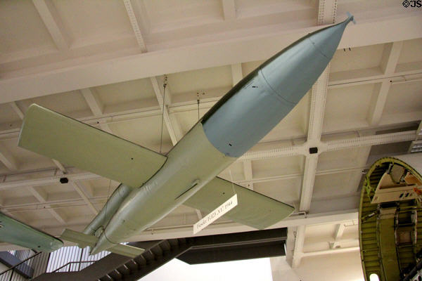 Fieseler Fi 103 (FZG 76) (aka V1 unmanned flying buzz bomb) (1944) at Deutsches Museum. Munich, Germany.