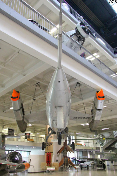 EWR Süd VJ 101 C-X2 (1965) experimental vertical take-off jet made in Munich at Deutsches Museum. Munich, Germany.