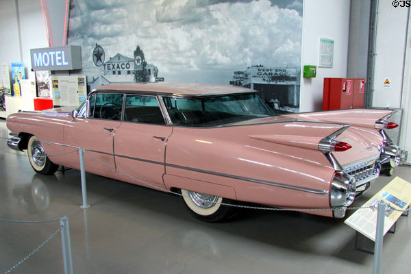 Cadillac Series 62 Sedan (1959) at Deutsches Museum Transport Museum. Munich, Germany.