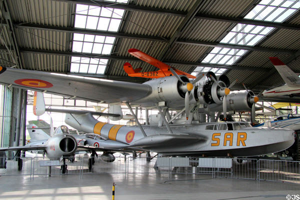 Dornier DO24 flying boat (1937-45) made in Friedrichshafen at Deutsches Museum Flugwerft Schleissheim. Munich, Germany.