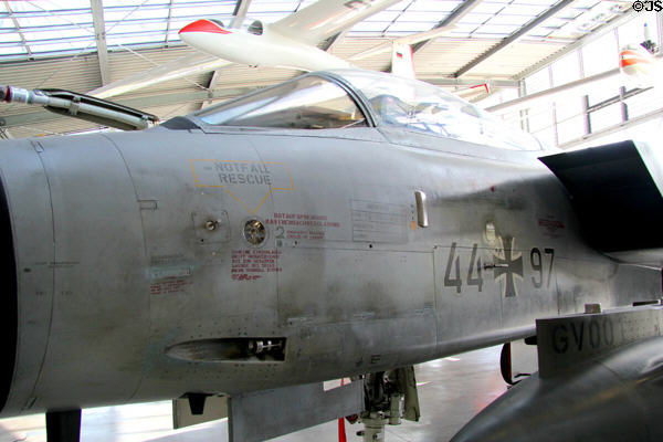 Panavia Tornado IDS/Recce fighter bomber (1985) developed & made in Europe at Deutsches Museum Flugwerft Schleissheim. Munich, Germany.