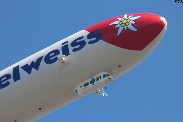 Edelweiss zeppelin visits Munich. Munich, Germany.