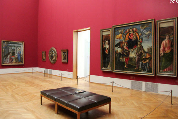 Germanic painting gallery at Alte Pinakothek. Munich, Germany.