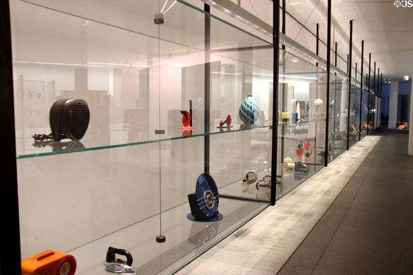 Collection of decorative arts at Pinakothek der Moderne. Munich, Germany.