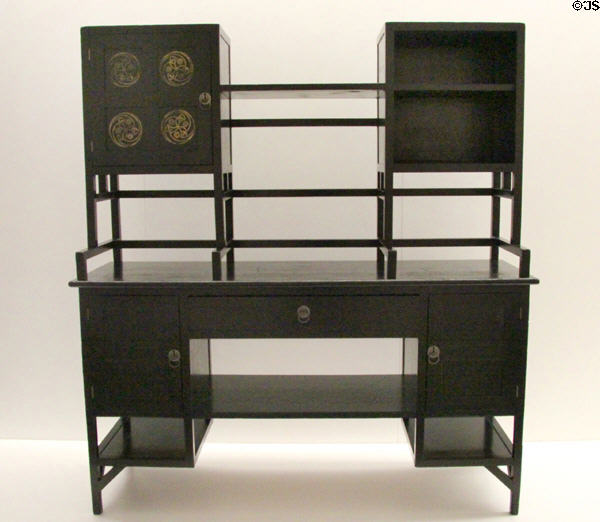 Sideboard (1867) by Edward William Godwin for Art Furniture Co. of London at Pinakothek der Moderne. Munich, Germany.