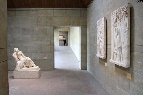 Gallery at Neue Pinakothek. Munich, Germany.