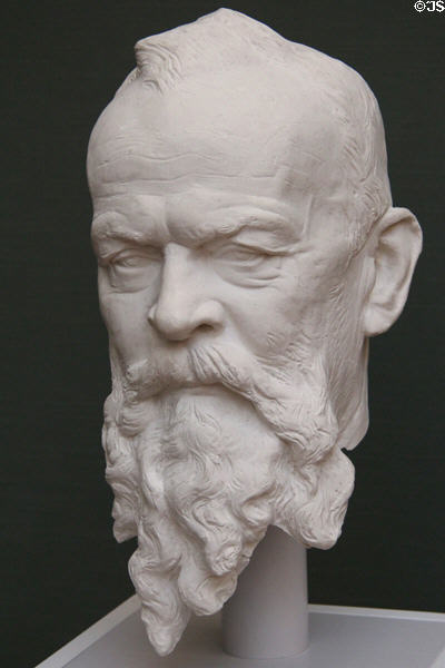 Luitpold, Prince Regent of Bavaria bust (c1903-4) by Adolf von Hildebrand at Neue Pinakothek. Munich, Germany.