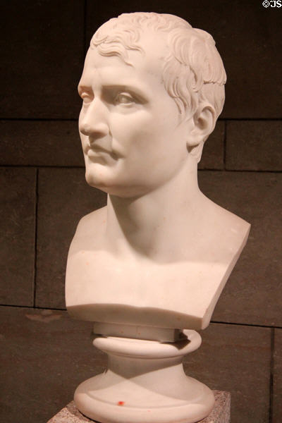 Bust of Napoleon Bonaparte (1808) by Giacomo Spalla at Neue Pinakothek. Munich, Germany.