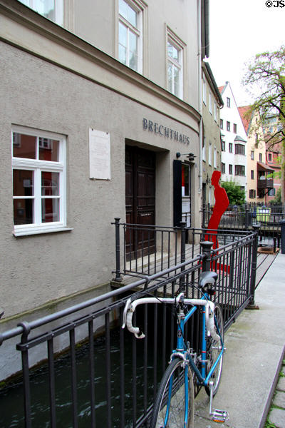 Brechthaus - a typical craftsman's house on Lech Canal. Augsburg, Germany.