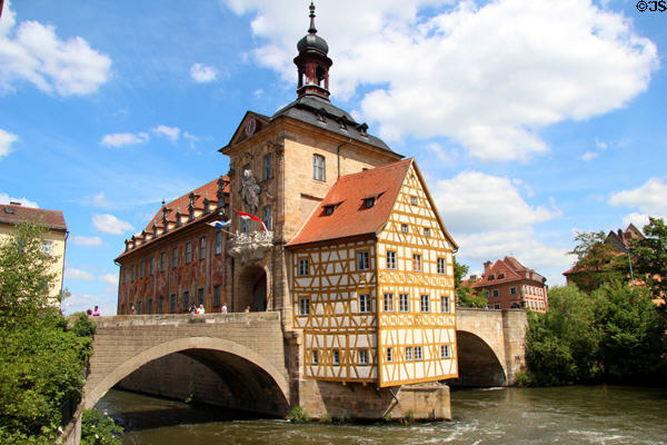 Bamberg Old Town Hall as remodeled (1744-56). Bamberg, Germany. Architect: Johann Jakob Michael Küchel.