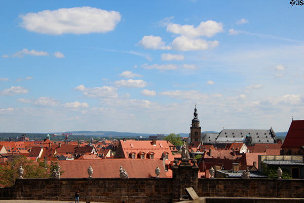 Overview of town of Bamberg. Bamberg, Germany.