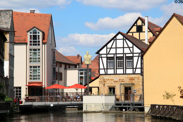 Mill bridge (Obere Mühlbrücke). Bamberg, Germany.
