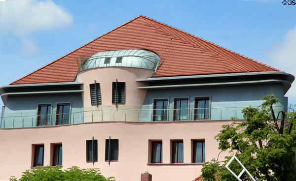 Modern building near Schönleinsplatz. Bamberg, Germany.