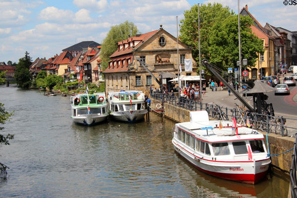 Vista of Little Venice. Bamberg, Germany.