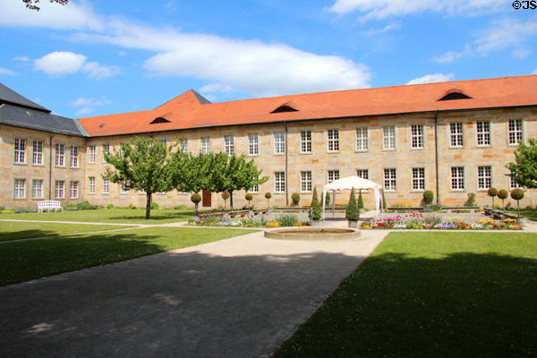 Bayreuth New Palace courtyard. Bayreuth, Germany.