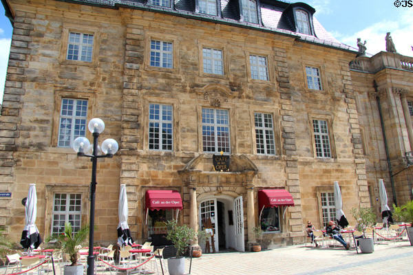Ehemaliges Redoutenhaus (1714) (16 Opernstraße) beside Margravial Opera House. Bayreuth, Germany. Architect: Johann David Räntz.
