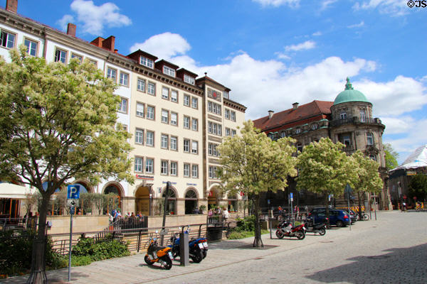 Tourist-info office on Opernstraße. Bayreuth, Germany.