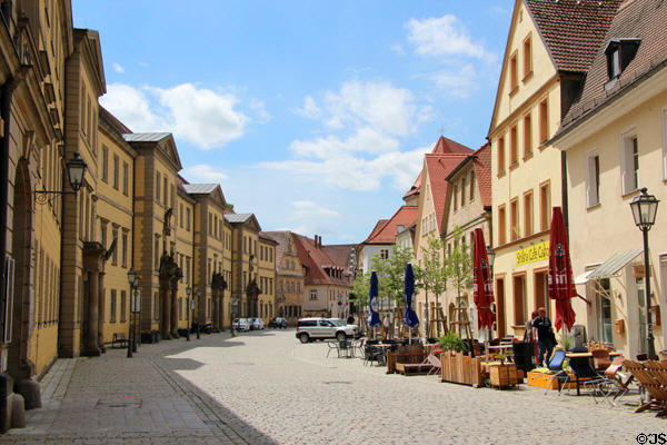 Kanzleistraße streetscape. Bayreuth, Germany.