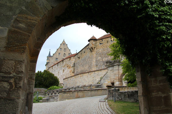 Approach to Coburg Castle. Coburg, Germany.