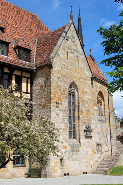 Gothic chapel at Coburg Castle. Coburg, Germany.