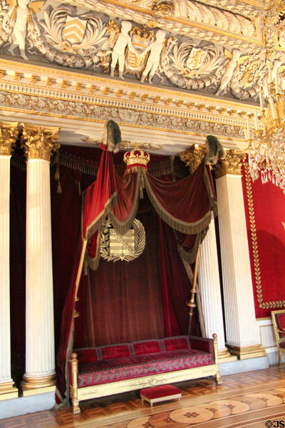Throne Hall (1816-33) at Ehrenburg Palace. Coburg, Germany.