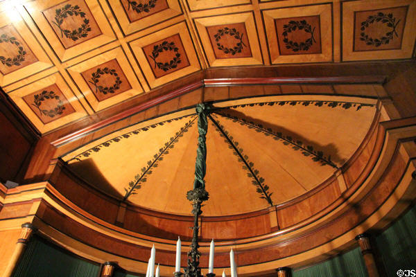 Wooden room (1825) was originally a library at Ehrenburg Palace. Coburg, Germany.