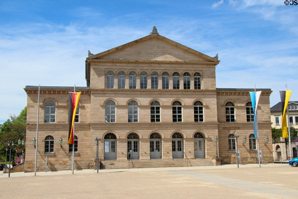Coburg Opera House (Landestheater) on Schlossplatz. Coburg, Germany.