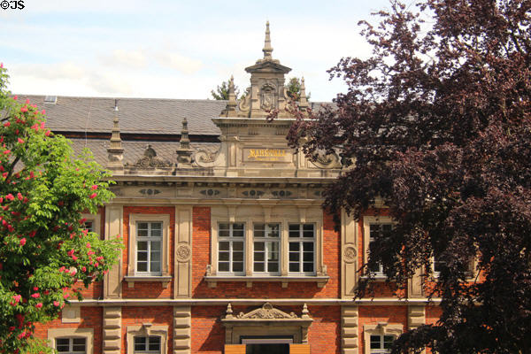 Marstall on Schlossplatz (renovated 1884). Coburg, Germany.