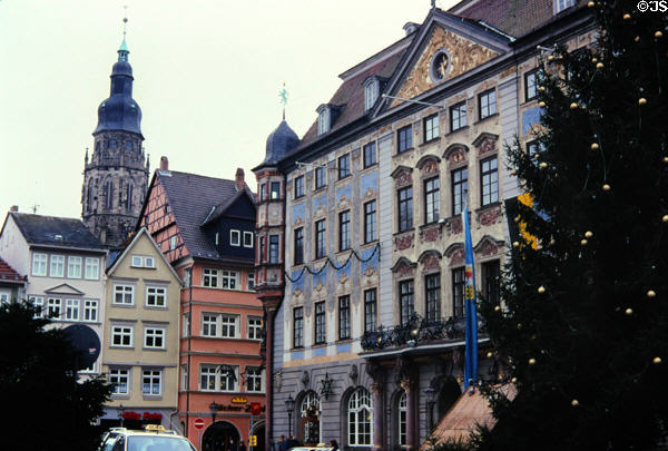 Christmas on market square. Coburg, Germany.