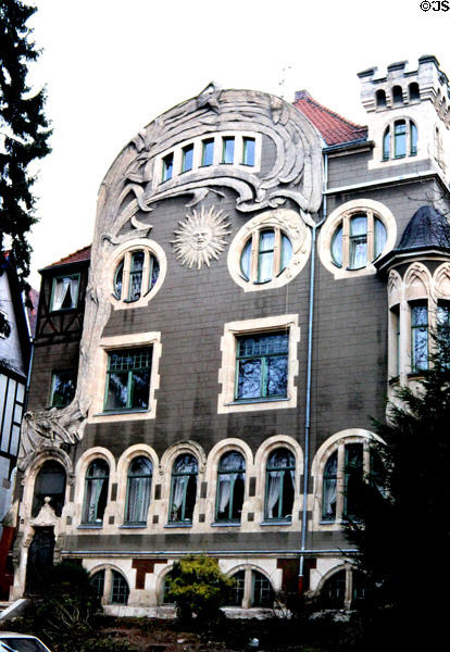 Art Nouveau house. Coburg, Germany.