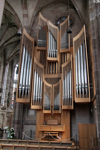 Organ (1988) by Klais Orgelbau at Frauen Kirche. Nuremberg, Germany.