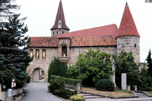 Effeltrich fortified church. Effeltrich, Germany.
