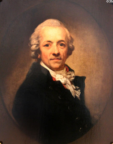 Self-portrait (c1790-1) by Anton Graff of Dresden at Germanisches Nationalmuseum. Nuremberg, Germany.