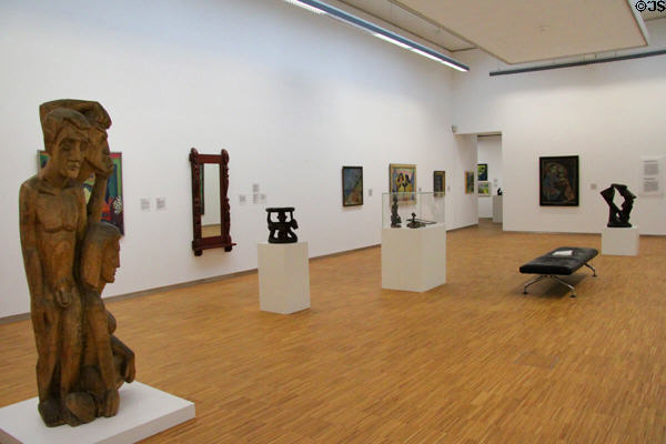Gallery of modern art at Germanisches Nationalmuseum. Nuremberg, Germany.